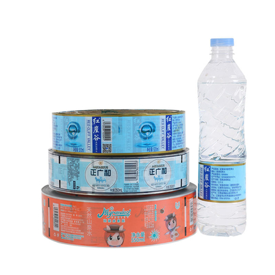 One Stop Heat Sensitive Service For Custom Package Logo Pvc Pet Heat Shrink Sleeve Label For Bottles All Shapes Of Products